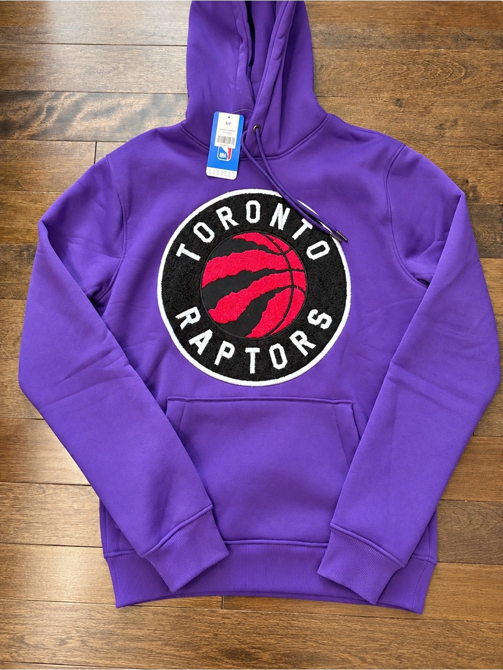 NBA Toronto Raptors Purple Crewneck Pullover with Red & Black Logo